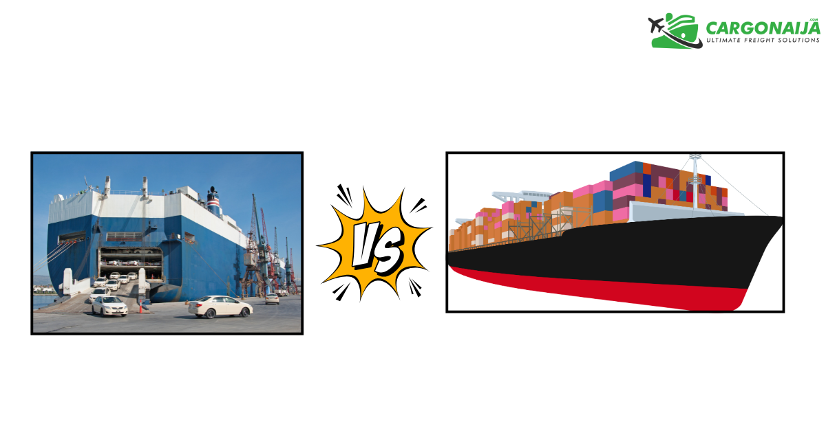 Read more about the article RoRo Vehicle Clearing vs Container Clearing in Nigeria – Which Is Better?